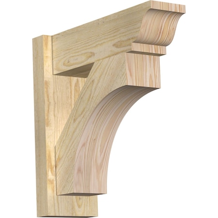 Ekena Millwork Westlake Rough Sawn Traditional Outlooker, Douglas Fir, 6"W x 18"D x 18"H OUT06X18X18WTL01RDF